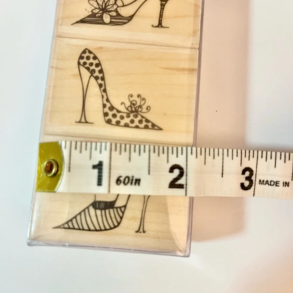 Hero Arts (3) rubber stamps -old fashion shoes